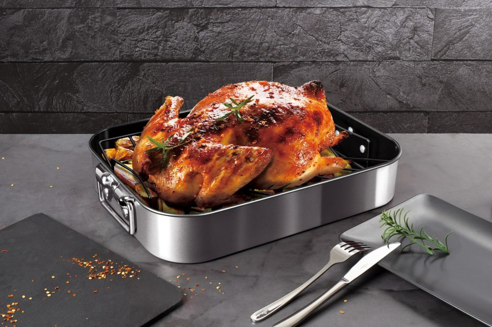 Roasting Pan and Rack Berlinger Haus BH-7846 Carbon Pro