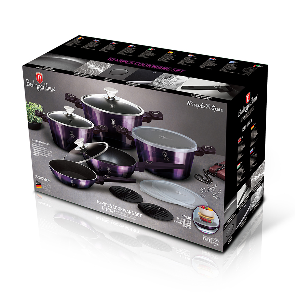 Cookware set Berlinger Haus BH-7143 Purple Eclipse Collection