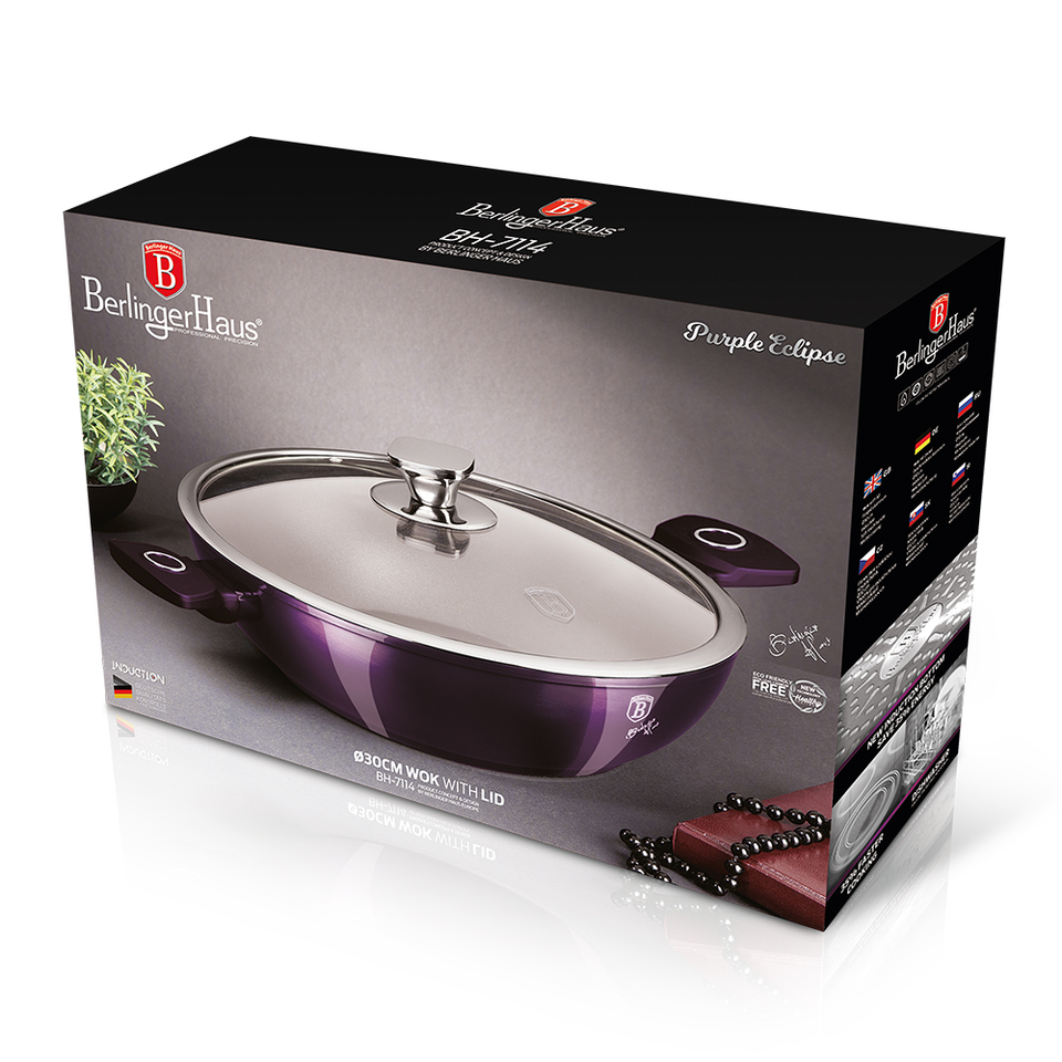 Shallow Pot 30 cm Berlinger Haus BH-7114 Purple Eclipse Collection