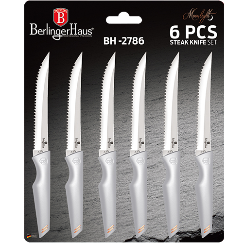 Steak Knife Set Berlinger Haus BH-2786 Grey