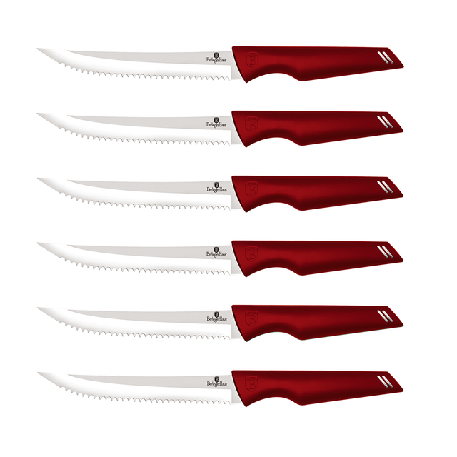 Steak Knife Set Berlinger Haus BH-2781 Burgundy