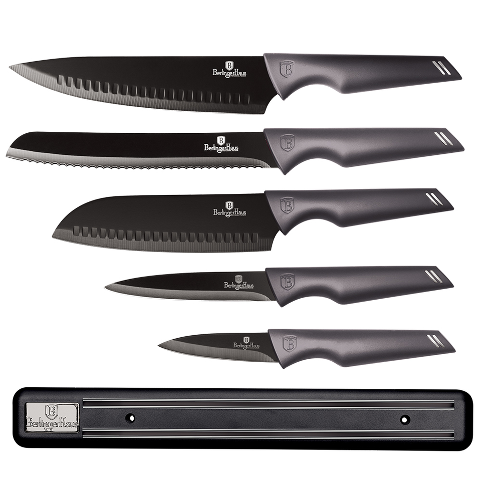 6-Piece Knife Set Berlinger Haus BH-2701 Carbon pro