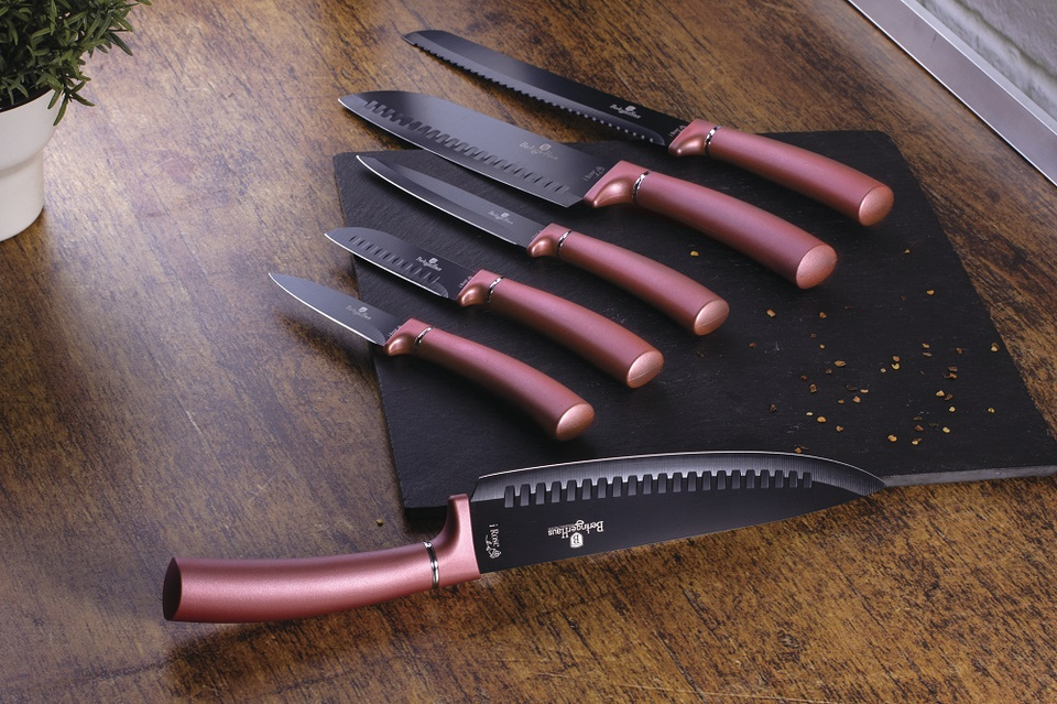 6-Piece Knife Set Berlinger Haus BH-2513 I-Rose Collection