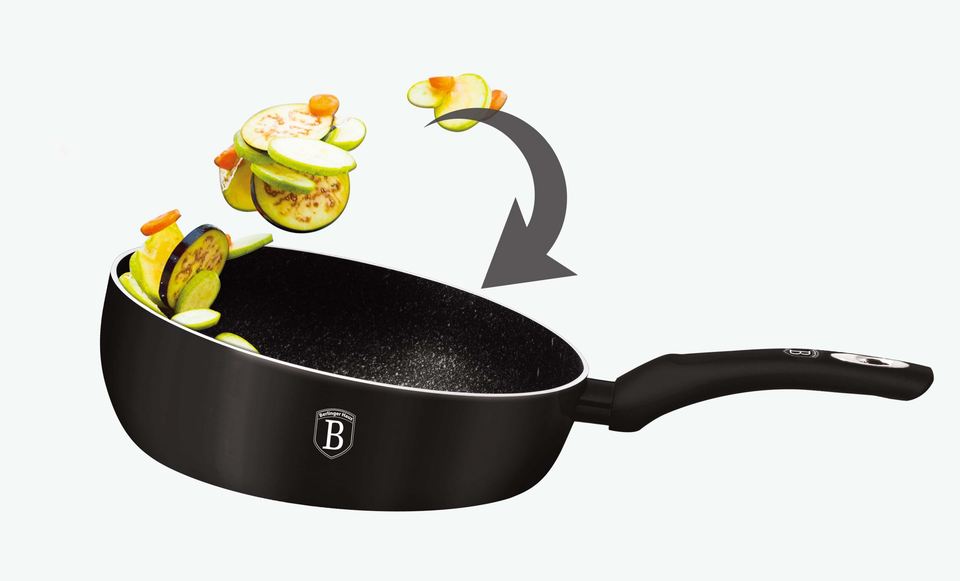 Flip Pan Berlinger Haus BH/1854 Black Silver Collection