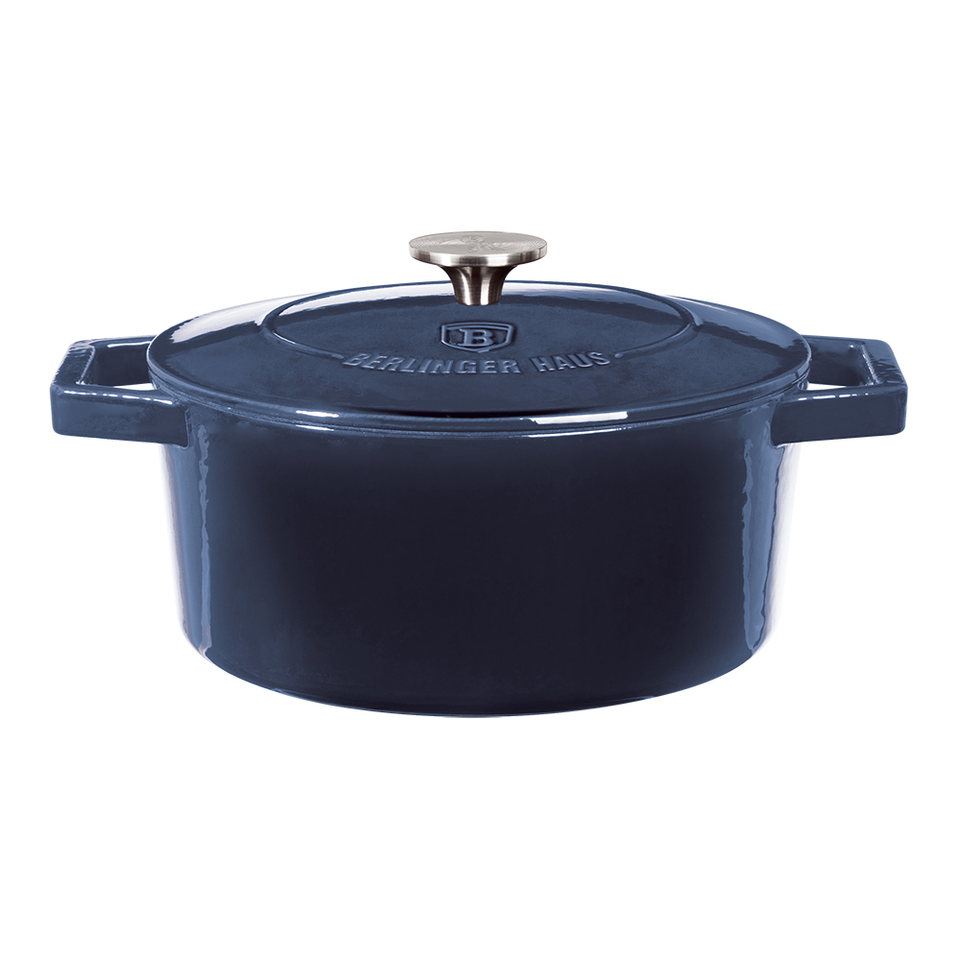 Cast Iron Petite Casserole Berlinger Haus BH-6521 Аquamarine Collection
