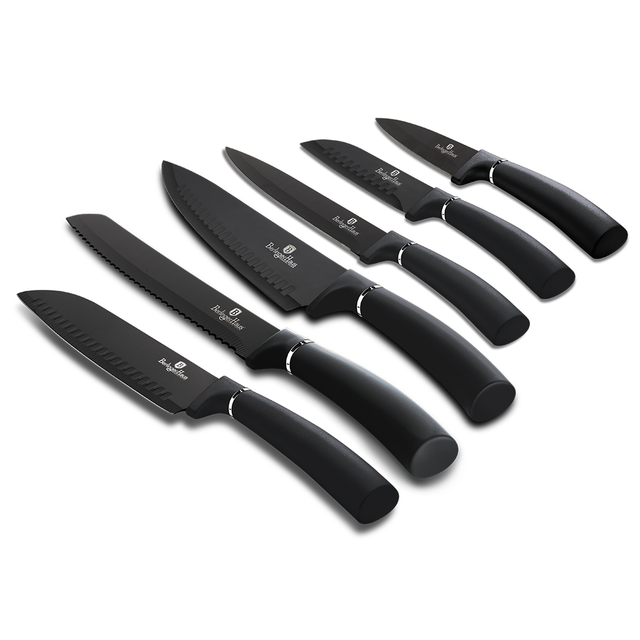 6-Piece Knife Set Berlinger Haus BH-2576 Carbon pro