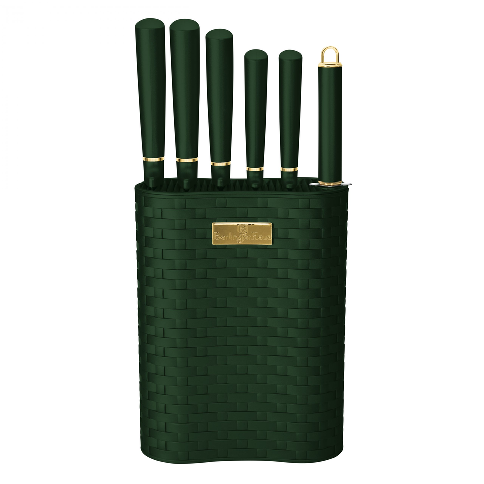 7-Piece Knife Set & Stand Berlinger Haus BH-2525 Emerald
