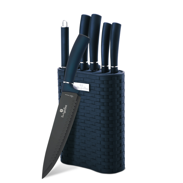 7-Piece Knife Set & Stand Berlinger Haus BH-2526 Aquamarine