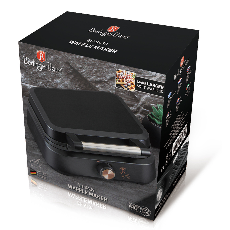 Waffle maker Berlinger Haus BH 9439 Black Rose