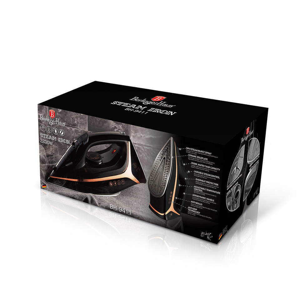 Iron Berlinger Haus BH 9411 Black Rose Gold