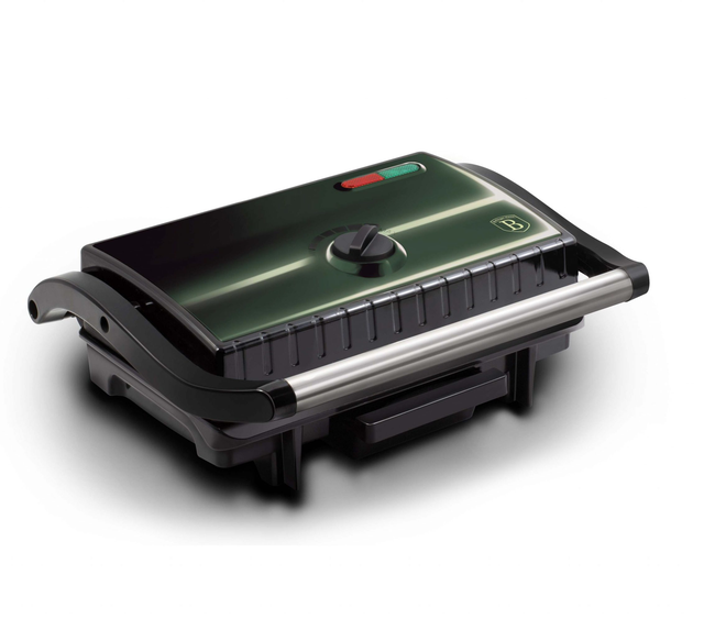 Electric grill with oil drip pan Berlinger Haus BH9272 emerald