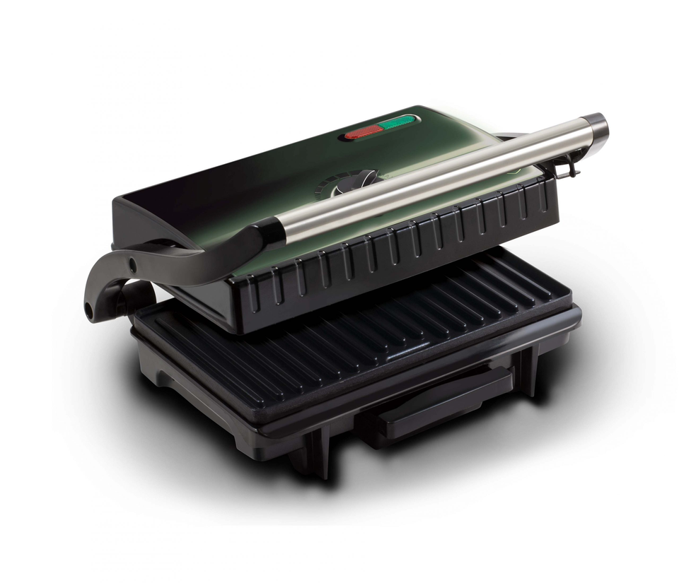 Electric grill with oil drip pan Berlinger Haus BH9272 emerald