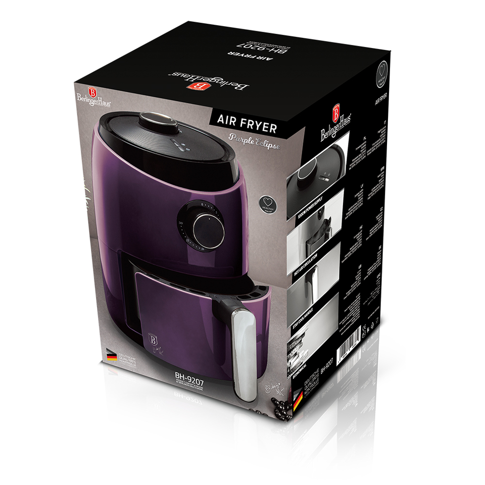 Mini Air Fryer 1.6 L Berlinger Haus BH 9207 Purple Eclipse Collection