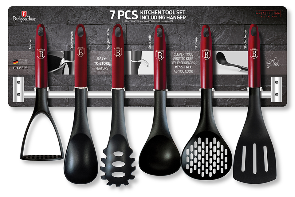 Kitchen Tool Set Berlinger Haus BH-6325 Burgundy Collection