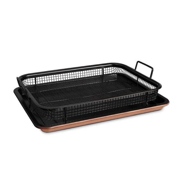 Oblong Roaster with Basket Berlinger Haus BH 7856 rose gold