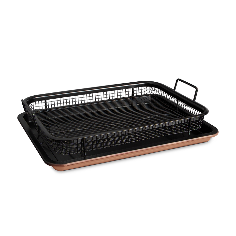 Oblong Roaster with Basket Berlinger Haus BH 7856 rose gold