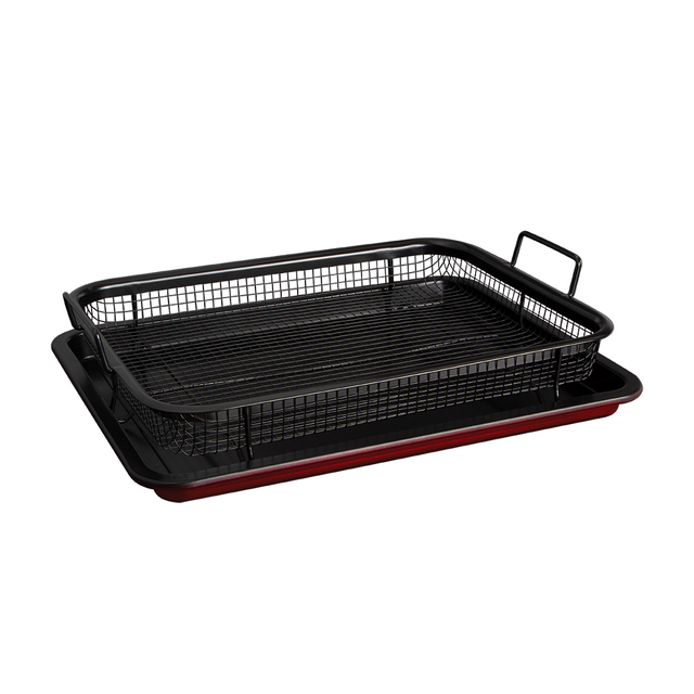 Oblong Roaster with Basket Berlinger Haus BH 7855 burgundy