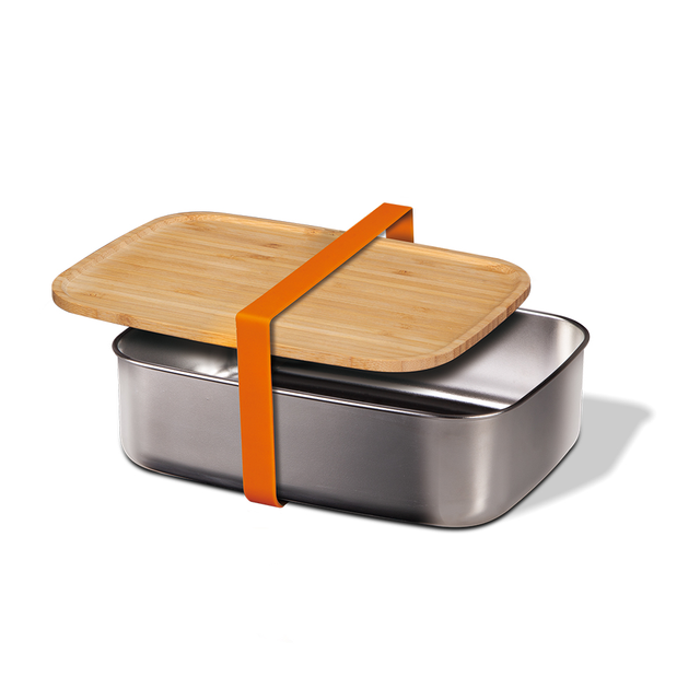 Lunch box with bamboo lid, stainless steel Berlinger Haus BH 7207