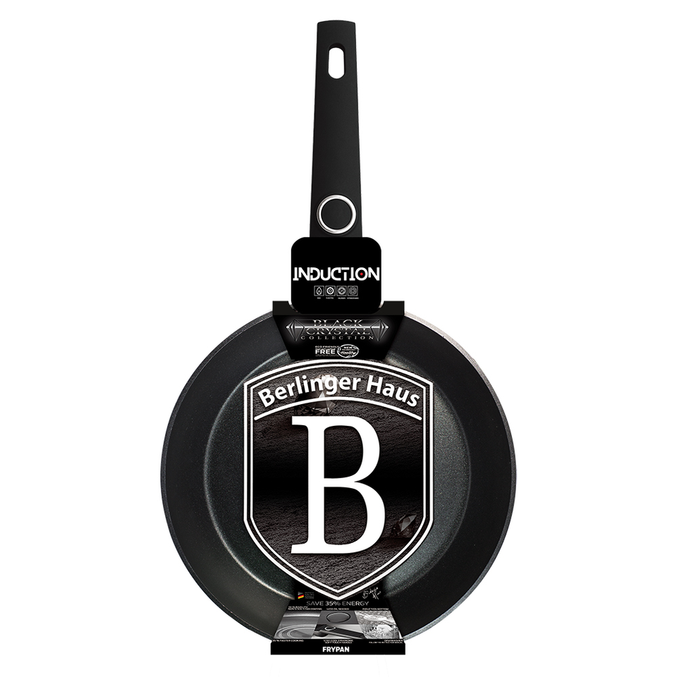 Frying pan 24 cm Berlinger Haus BH6076 Black Crystal Collection