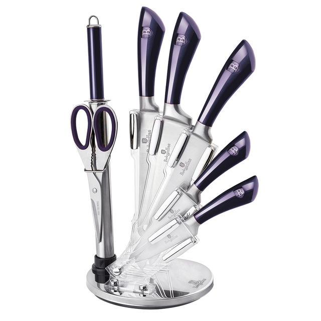 8-Piece Knife Set Berlinger Haus BH2670 Purple Eclipse Collection