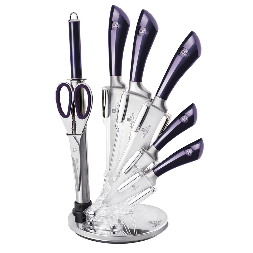 8-Piece Knife Set Berlinger Haus BH2670 Purple Eclipse Collection