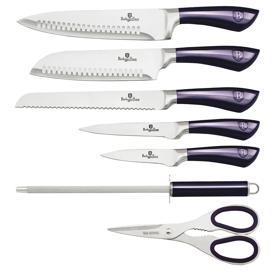 8-Piece Knife Set Berlinger Haus BH2670 Purple Eclipse