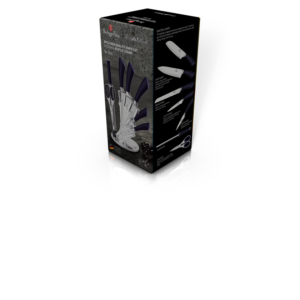 8-Piece Knife Set Berlinger Haus BH2670 Purple Eclipse