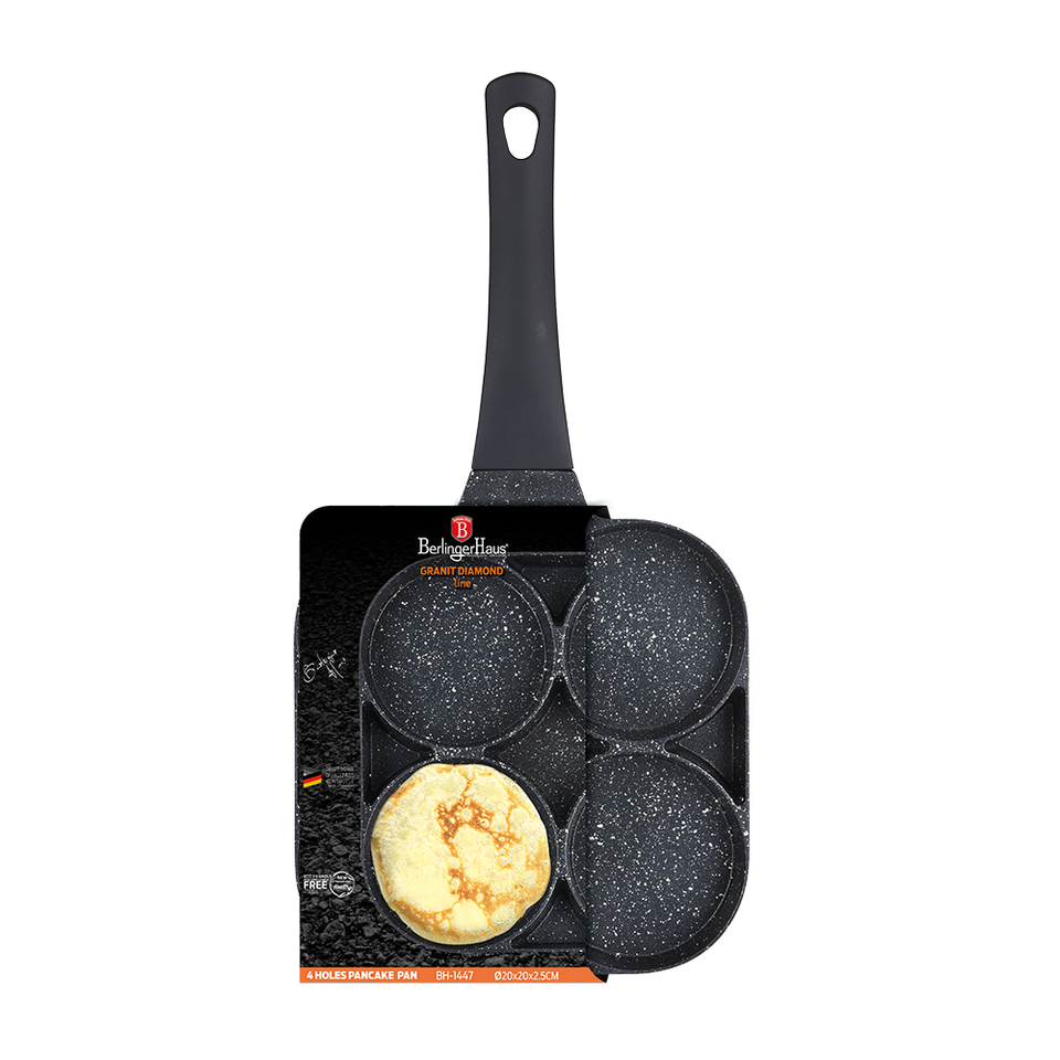 Pan Berlinger Haus BH 1447 for 4 poached eggs and pancakes