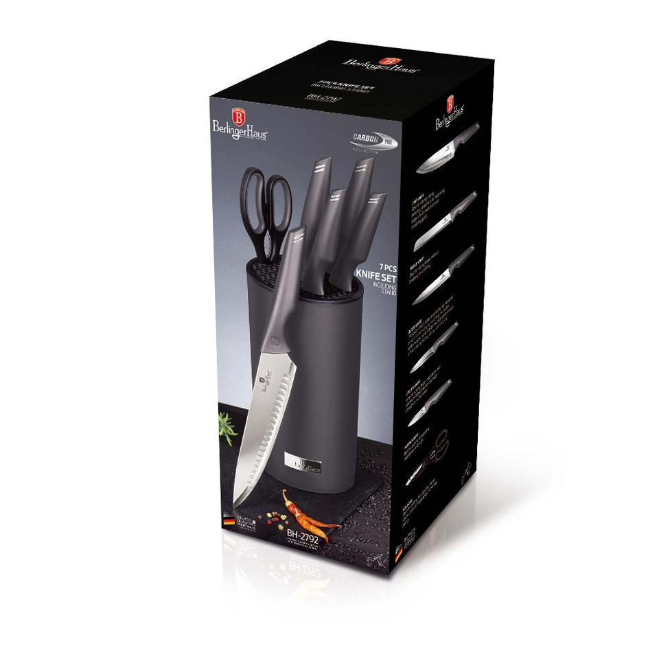 Kitchen Knife Set Berlinger Haus BH 2792 carbon pro