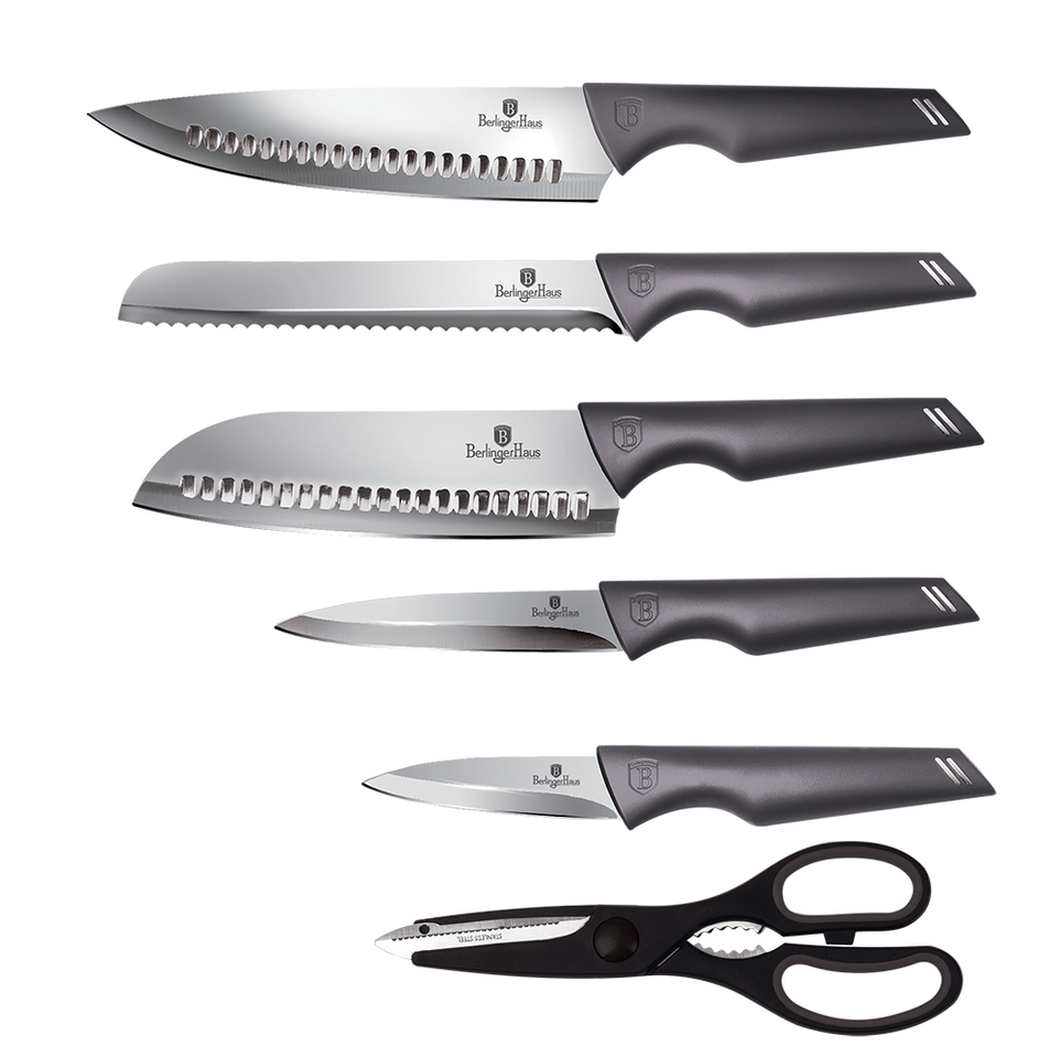 Kitchen Knife Set Berlinger Haus BH 2792 carbon pro