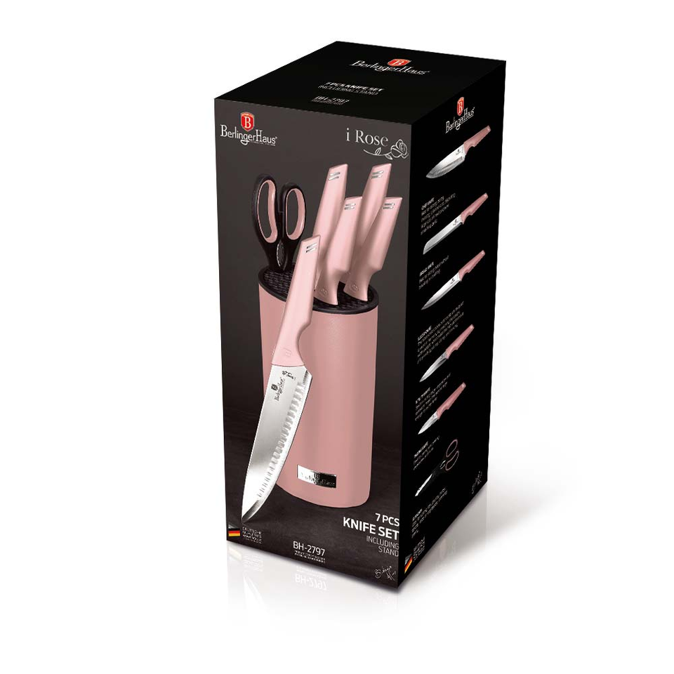 Kitchen Knife Set Berlinger Haus BH 2797 I-Rose Collection