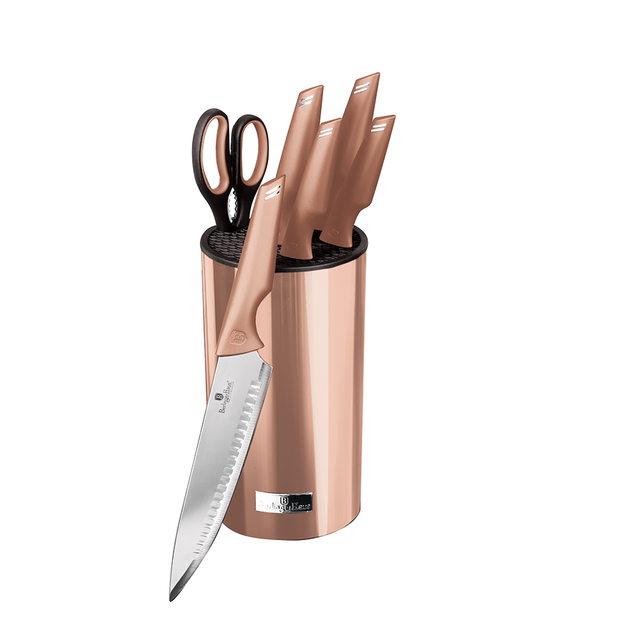 Kitchen Knife Set Berlinger Haus BH 2799 Metallic Line Rose Gold Edition