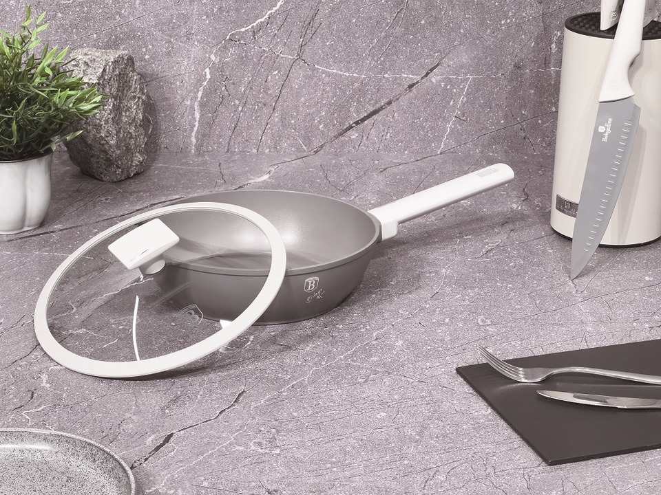 Deep frypan with lid, 24 cm, Aspen Collection Berlinger Haus BH-7069