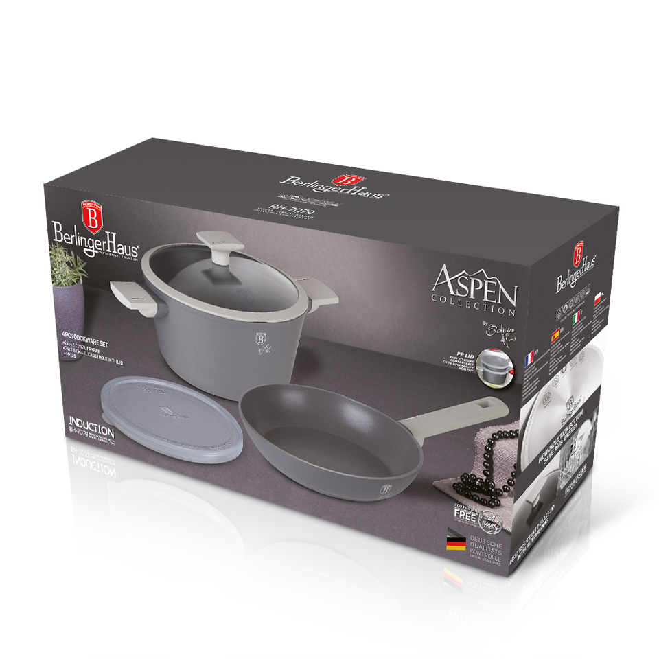 4-Piece Cookware Set Berlinger Haus BH7079 Aspen Collection