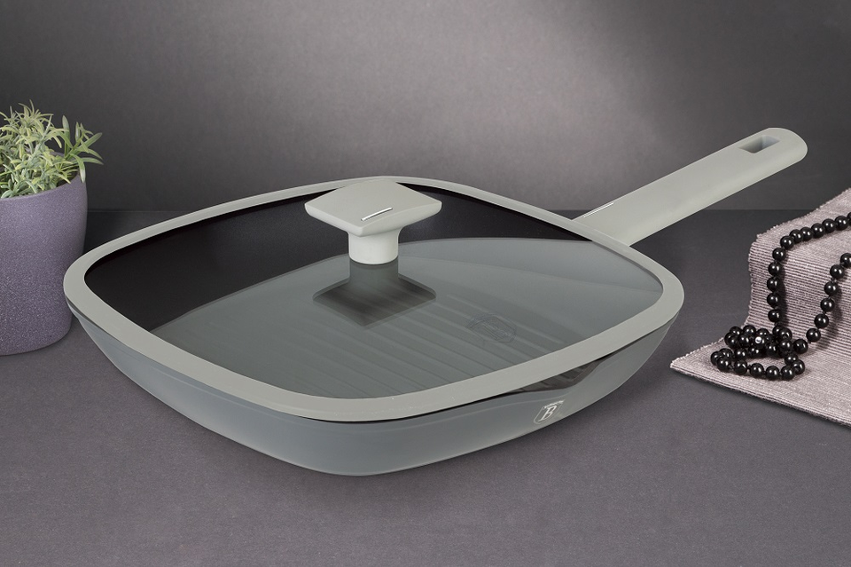 Grill Pan with Lid Berlinger Haus BH 7073 Aspen