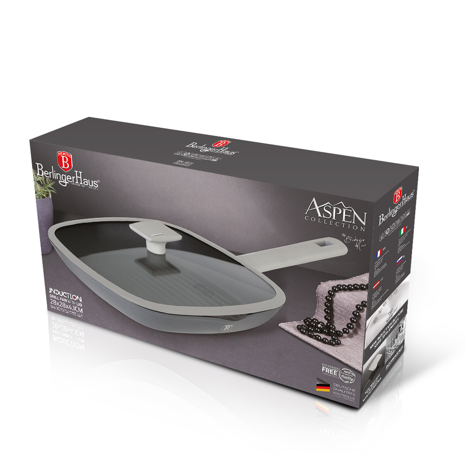 Grill Pan with Lid Berlinger Haus BH 7073 Aspen
