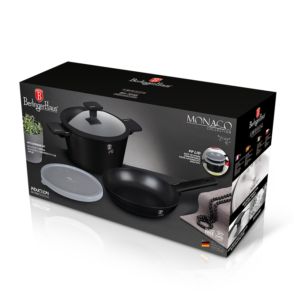 4-Piece Cookware Set Berlinger Haus BH7098/8282 Monaco Collection
