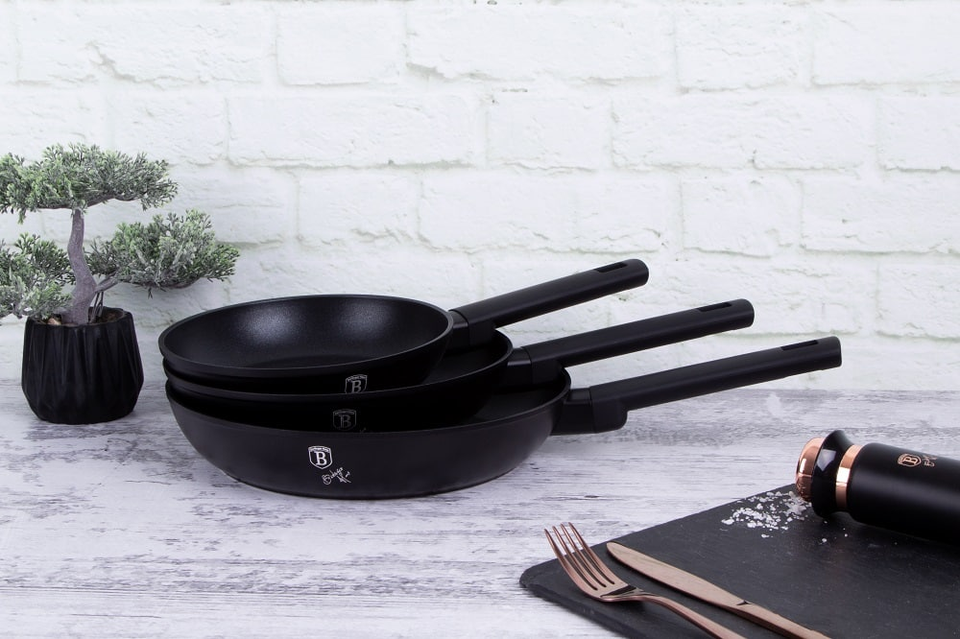 3-Piece Frying Pan Set Berlinger Haus BH7095 Monaco Collection