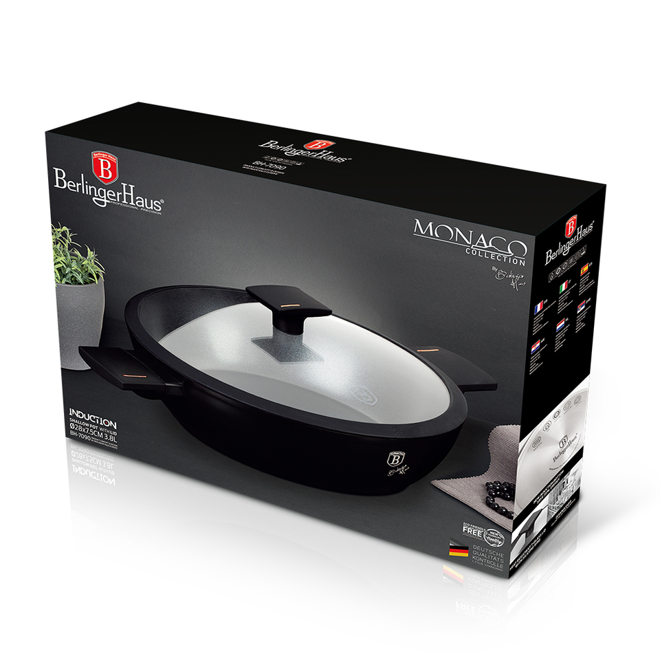 Shallow Pot 28 cm Berlinger Haus BH-7090 Monaco Collection