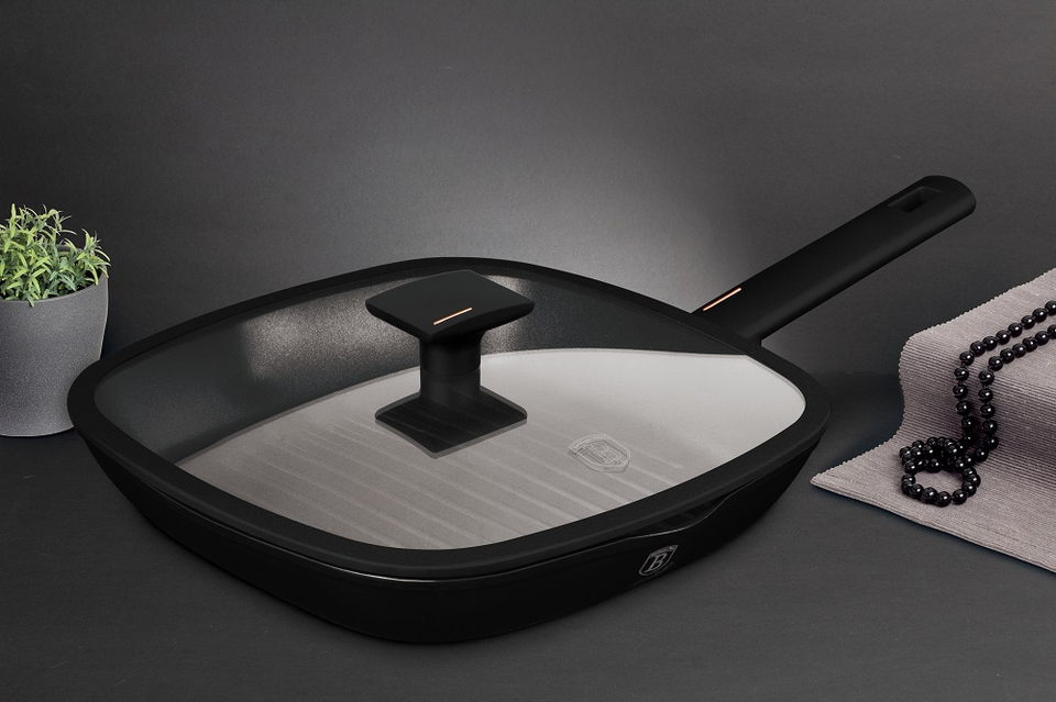 Grill Pan with Lid Berlinger Haus BH 7093 Monaco Collection