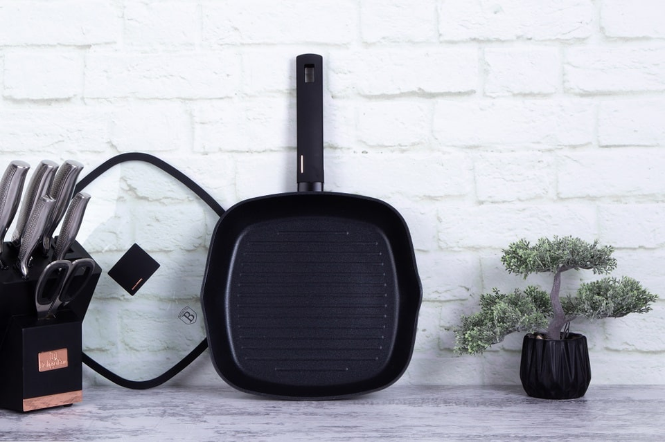 Grill Pan with Lid Berlinger Haus BH 7093 Monaco Collection