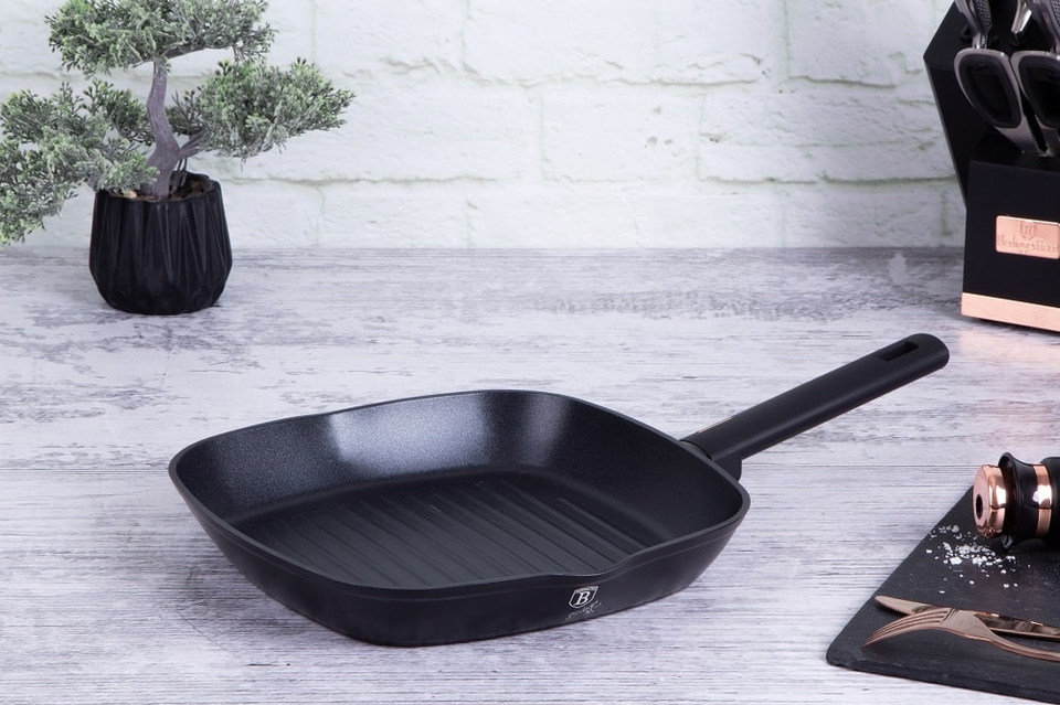 Grill Pan with Lid Berlinger Haus BH 7093 Monaco Collection