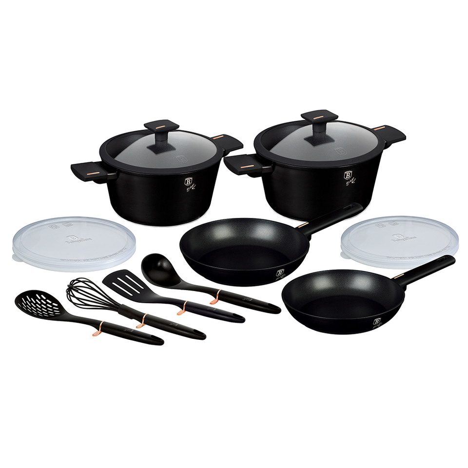 12-Piece Cookware Set Berlinger Haus BH-7097 Monaco Collection