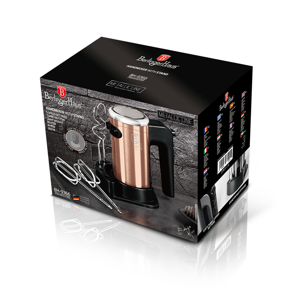 Hand Mixer Berlinger Haus BH-9366 Rose Gold Collection