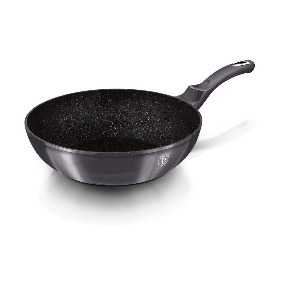Wok pan 28 cm Berlinger Haus BH-6900 Carbon Pro Collection