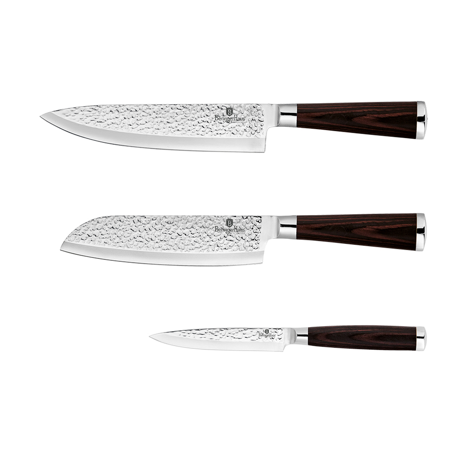 3-Piece Knife Set Berlinger Haus BH-2483  Shine Basalt