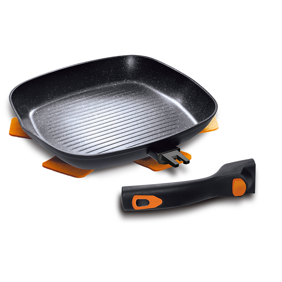 Grill Pan 28 cm Berlinger Haus BH-1956 Granit Diamond Collection