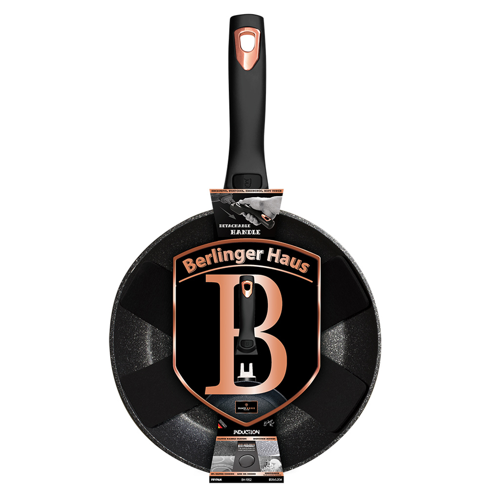 Frying Pan 28 cm Berlinger Haus BH-1952 Black Rose Collection