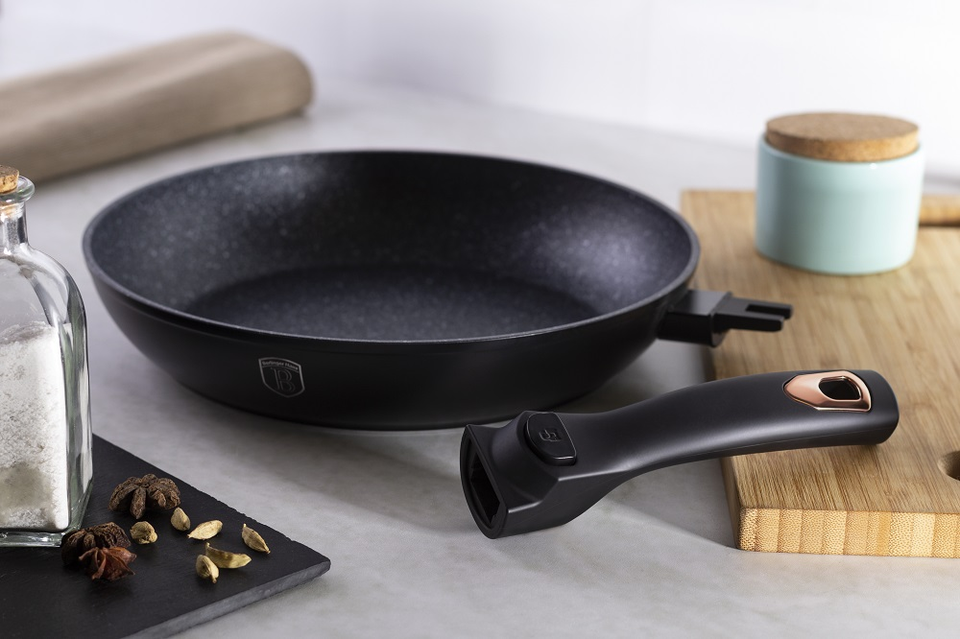 Frying Pan 28 cm Berlinger Haus BH-1952 Black Rose Collection