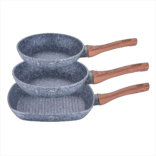 3 pcs frypan set Berlinger Haus BH 1215 Forest Line